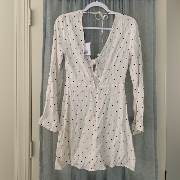 Topshop Polka Dot Dress with Open Back - Picture 5 of 7